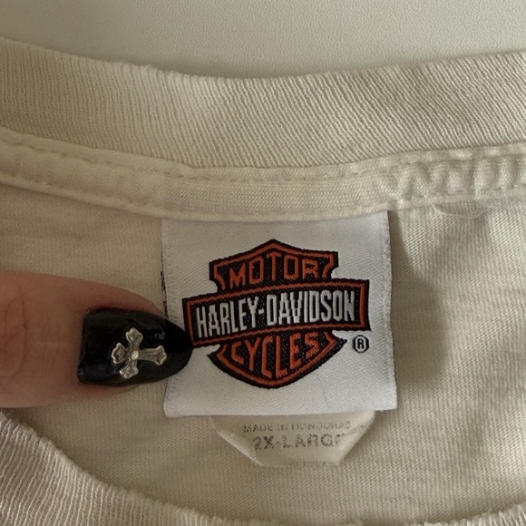 Harley-Davidson Brotherhood Motorcycles T Shirt 2X Vintage Distressed Y2K - Picture 3 of 8